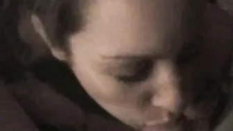 Horny Wife Gives Dad a Father Day Blowjob with Cumshot!