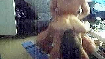 Masturbation Frenzy on Webcam with Brunette Couple!