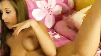 Latin Teen Hot Masturbation Session on Webcam