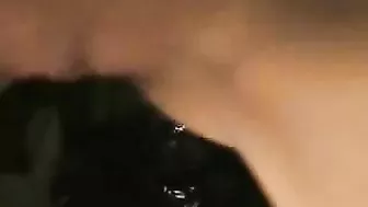 Homemade Porn Video with Skinny Brunette GF Moaning while Creamping and Peeing