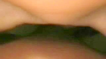Homemade Porn Video with Skinny Brunette GF Moaning while Creamping and Peeing