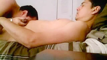 Homemade Gay Sex - Anal Cumshots with Homosexual Partners