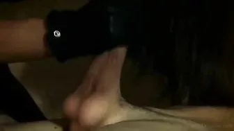 Homemade Strapon Anal Bondage with Cum in Mouth