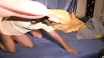 German Homemade Threesome Couple Wild Group Sex with Cum Swallowed