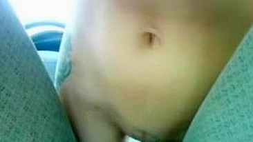 Amateur Emo Teen Fucks Herself in Car with Small Tits & Skinny Body