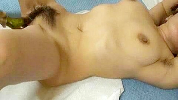 Homemade Asian Porn with Hairy Amateur Fat Bottle Insertions