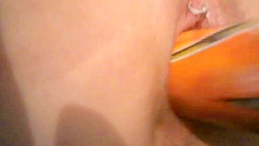 Wife Wild Ride with Homemade Toys - Amateur Insertion