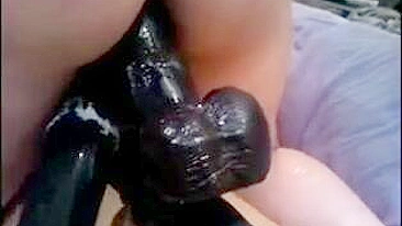 Homemade Mom Porn - Amateur Wife Riding Dildo with Moaning Orgasm