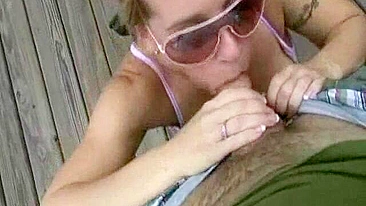 Homemade Public Outdoor Sex with Big Tits & Cum on Ass