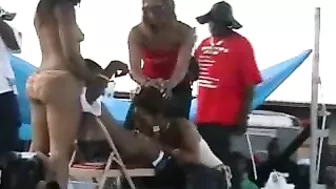 Homemade Black Blowjobs in Public with Ebony Hoes