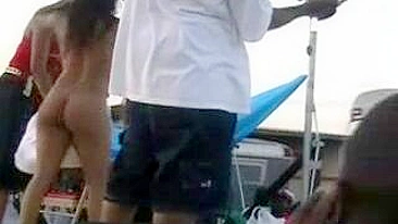 Homemade Black Blowjobs in Public with Ebony Hoes