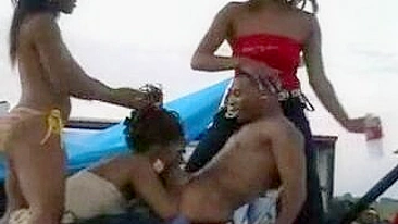 Homemade Black Blowjobs in Public with Ebony Hoes