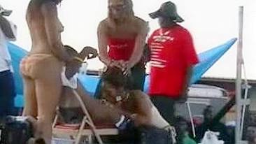 Homemade Black Blowjobs in Public with Ebony Hoes