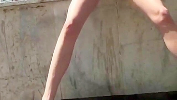 Homemade Porn Video - Cute White Babes Peeing in Public Places