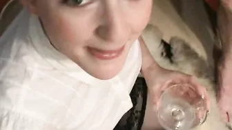 Homemade Porn Video with German Slut Loving Freaky Shit - Blowjobs, Cum Eating, Swallowing and Threesomes