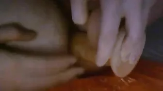 Homemade Gay Male Masturbation with Anal Dildo Cumshot