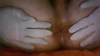 Homemade Gay Male Masturbation with Anal Dildo Cumshot