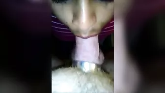 Homemade Tranny Blowjob with Cumshot on Amateur Ladyboy Face