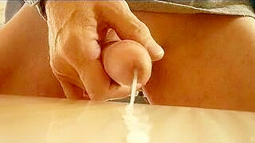 Male Masturbation - Cum Eating & Jerking Off Homemade Sex