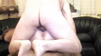 Homemade MILF Creampie with Big Tits and Wife Nylon Fetish