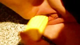 Mom Homemade Veggie Delight with MILF Wife Dildo Orgasm