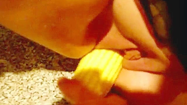 Mom Homemade Veggie Delight with MILF Wife Dildo Orgasm