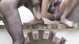 MILF Wife Gets Fisted Outdoors During Blowjob & Cum in Mouth