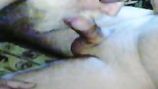 Homemade Cock Swallowing by Bisexual Amateur Couple