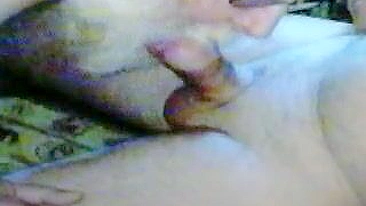 Homemade Cock Swallowing by Bisexual Amateur Couple