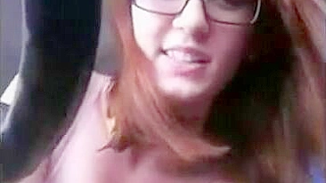 Homemade Swallowing Blowjob with Glasses by Brunette Girlfriend