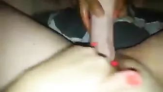 Homemade Squirting Orgasm with Giant Dildos & Fisting Homemade Squirting Orgasm with Giant Dildos & Fisting