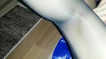 Homemade MILF Squirts in Amateur Anal Fisting with Cuckold Hubby