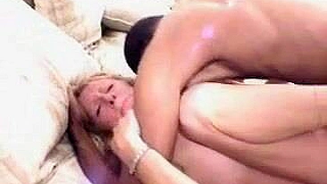 Homemade Interracial Threesome with Big Cocks and MILF Orgasms