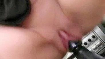 Wild Blonde Girlfriends Ride Stick Shift Pussies in Homemade Car Sex