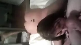 Homemade Amateur Wife Licks Ass & Gives Blowjob Cumshot