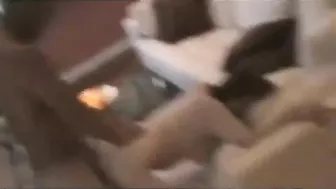 Homemade MILF Threesome with Bisexual Wife Orgasmic Moans