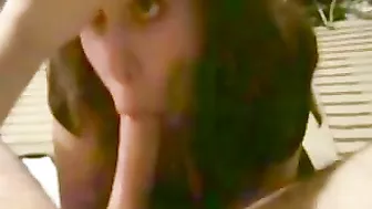 Homemade Porn Video - Teen Gags & Throws Up on Big Cock during BJ