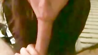 Homemade Porn Video - Teen Gags & Throws Up on Big Cock during BJ