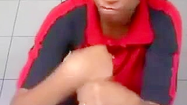 Homemade Ebony Blowjob with Cum Swallowed at Convenience Store