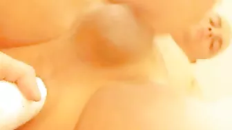 Wife Stretches Husband Ass with Bottle in Amateur Homemade Anal Femdom Prostate Play