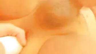 Wife Stretches Husband Ass with Bottle in Amateur Homemade Anal Femdom Prostate Play