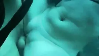 Wild Amateur Scuba Sex in Outdoor Swimming Pool