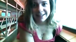 Homemade BBW Masturbation on Moving Train Amateur Sex Toy Porn
