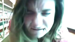 Homemade BBW Masturbation on Moving Train Amateur Sex Toy Porn