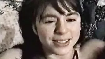 Homemade Slut Wife Gets Cumshot Facial with Blowjob