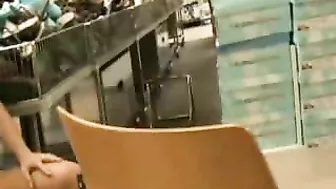 Girlfriends' Wild Lesbian Kissing Upskirt Voyeur Porn in Public Stores