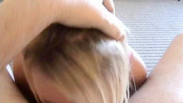 Messy Throat Fuck Amateur BJ Porn with Deepthroat Gag & Homemade Suck