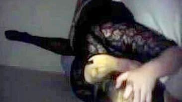 Amateur Blonde College Girl Gets Fisted & Ass Plugged in Homemade Sex with Stockings