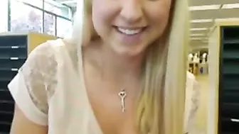 Homemade Porn Video with Teens Exhibiting Big Boobs & Squirting with Dildos in Library Homemade Porn Video with Teens Exhibiting Big Boobs & Squirting with Dildos in Library