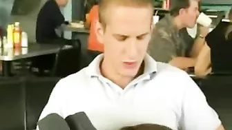 Homemade Public Blowjob with Brunette College Amateur